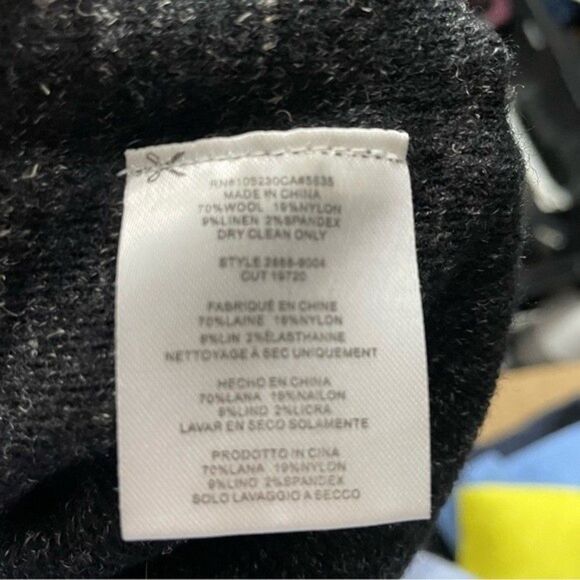 Current/Elliot Wool Black Cold Shoulder Sweater - Picture 6 of 6